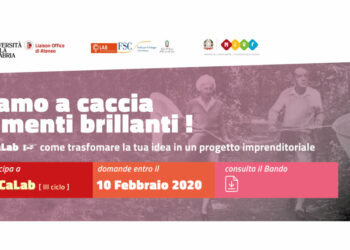 Al via il Bando Unicalab III ciclo per studenti e laureati dell’Università della Calabria