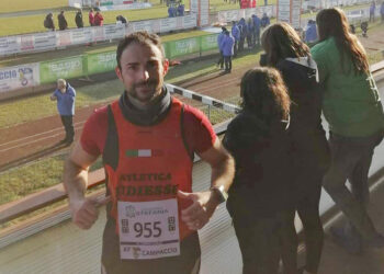 L’atleta Giovanni Cataldi in bella evidenza al 63° “Campaccio Cross Country” gara internazionale a San Giorgio sul Legnano