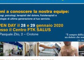 Lilt Crotone e Fkt Salus con l’ambulatorio di terapia del dolore, insieme nella lotta contro il dolore oncologico