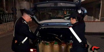 Rubano gasolio da un camion. Arrestati dai Carabinieri due coniugi