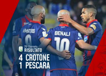 Calcio, Serie B: Crotone vs Pescara 4-1