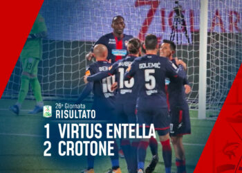 Calcio Serie B: Virtus Entella vs Crotone 1-2