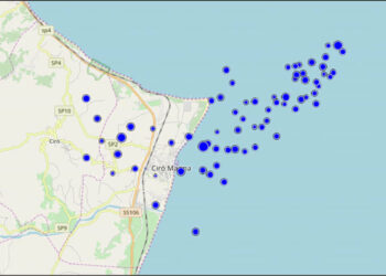 Cirò Marina continua a tremare: lo sciame sismico non si ferma, oggi 3 scosse di terremoto
