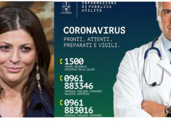 Coronavirus. Il Presidente della Regione Calabria, Santelli: “situazione sotto controllo, ma attenzione massima”