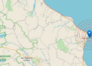 La terra continua a tremare a Cirò Marina, registrata una scossa di Terremoto nella notte