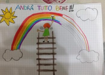 Anche dall’Istituto comprensivo di Cariati gli arcobaleni della speranza,  con l’adesione all’iniziativa “andrà tutto bene”