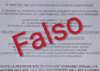 Coronaviru: attenzione al volantino truffa esposto nei condomini