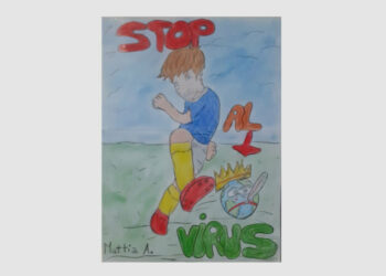 I ragazzi dell’Istituto Filottete scuola Don Bosco gridano “Stop al Coronavirus”