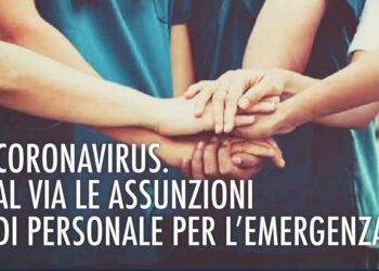 Coronavirus, Santelli: “al via le assunzioni di personale per l’emergenza”
