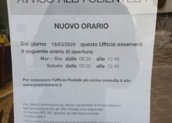 Crucoli, Ufficio Postale a singhiozzo