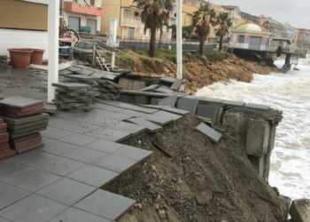 Crucoli, maltempo e forti mareggiate nelle ultime 24 ore