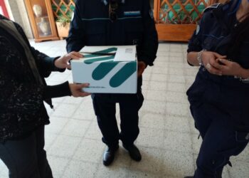 Consegnate questa mattina 150 mascherine di prevenzione pandemia COVId19 ai detenuti a Crotone