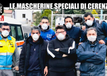 Coronavirus, mascherine gratis per tutti: la missione dei volontari di Cerenzia