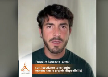 Francesco Bomenuto sostiene la Campagna raccolta fondi della “Fondazione Valter Longo” a sostegno degli ospedali italiani