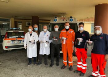 Il Club Kiwanis dona visiere al 118 e all’Adi di Cirò Marina e al reparto di Medicina d’urgenza dell’Ospedale di Crotone