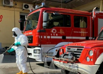 Vigili del fuoco mobilitati per l’emergenza Covid-19