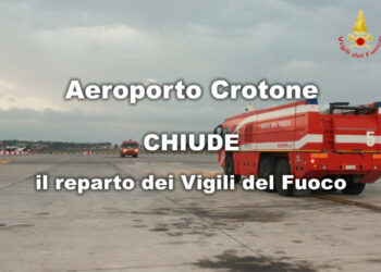 Aeroporto di Crotone: chiude il reparto dei Vigili del Fuoco dello scalo pitagorico
