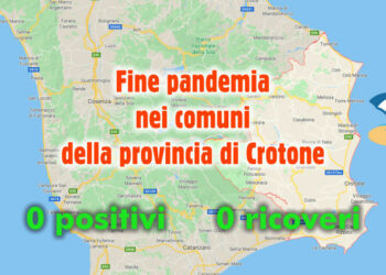 Fine della “pandemia” nei comuni della provincia di Crotone