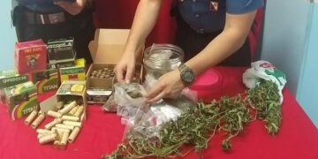 Santa Severina: arrestato perché deteneva munizioni e sostanza stupefacente