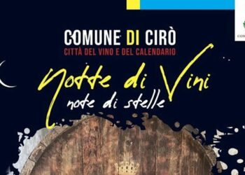 “Notte di vini e note di stelle” nel Palazzo dei Musei affacciato sul borgo antico di Cirò, stasera 10 agosto