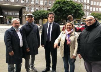 Commemorazione degli Internati Militari Italiani ad Amburgo, presente Presidente del Comites Giuseppe Scigliano