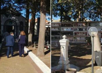 Cirò Marina: il sindaco Ferrari e i consiglieri Crogliano e Strancia, in visita al Cimitero, alla tenenza della Finanza e al Filottete