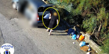 Continuano senza sosta il contrasto al fenomeno abbandono rifiuti delle Polizie Locali calabresi, il Comune di Falerna sanziona una sporcacciona