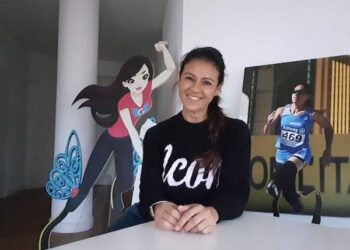 Giusy Versace diventa modello e stimolo per gli studenti di un college di New York