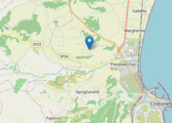 Scossa di Terremoto registrata nella notte di oggi nella periferia di Crotone