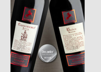 Senatore Vini, doppia medaglia d’argento per “Unico Senator” e “Cassiodoro Senator” al Decanter World Wine Awards 2020