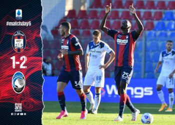 Calcio, Serie A: Crotone vs Atalanta 1-2