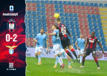 Calcio, Serie A: Crotone vs Lazio 0-2