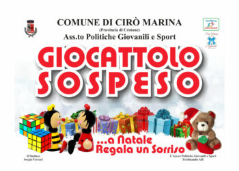 Il Comune di Cirò Marina avvia il “Giocattolo Sospeso”, l’Assessore Alfì: “Una bellissima iniziativa natalizia per i bambini meno fortunati”