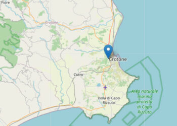 Scossa di terremoto registrata in periferia della città di Crotone