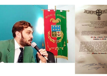 Al crotonese Federico Ferraro il riconoscimento di Cavaliere dell’Ordine Costantiniano di San Giorgio