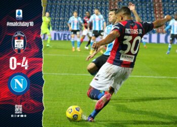 Calcio, Serie A: Crotone vs Napoli 0-4