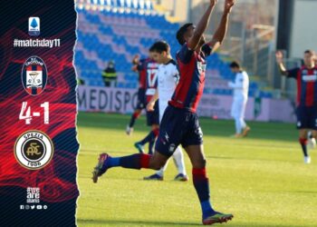 Calcio Serie A: Crotone vs Spezia 4-1