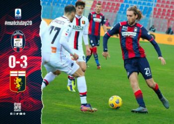 Calcio, Serie A: Crotone vs Genoa 0-3
