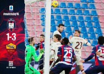 Calcio Serie A: Crotone vs Roma 1-3