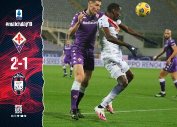 Calcio Serie A: Fiorentina vs Crotone 2-1