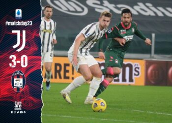 Calcio Serie A: Juventus vs Crotone 3-0