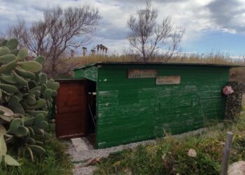 Atto vandalico al capanno del Circolo Ibis per l’ambiente all’interno del parco archeologico di Capo Colonna