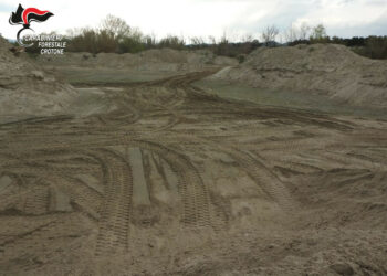 Sorpresi mentre trafugano ghiaia dal greto del fiume Neto, arrestati due operai