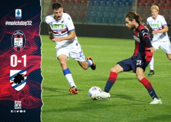 Calcio, Serie A Tim: Crotone vs Sampdoria 0-1