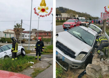 Incidente stradale sulla SS106 a Crotone: auto finisce fuori strada, ferito 48enne