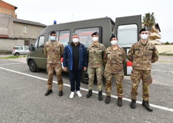Vaccini anti-Covid, arrivato il team sanitario dell’Esercito
