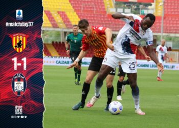 Calcio Serie A Tim, 37ª giornata: Benevento vs Crotone 1-1