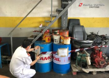 Controlli ambientali e di sicurezza sui luoghi di lavoro nei Cantieri nel Porto di Crotone