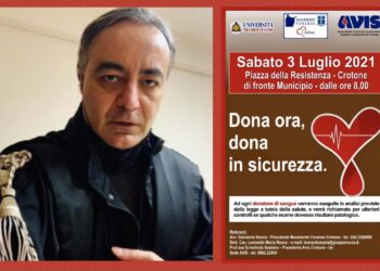 L’Avv. Salvatore Rocca (MF Crotone) presenta l’iniziativa: “Una giornata dedicata alla donazione del sangue”