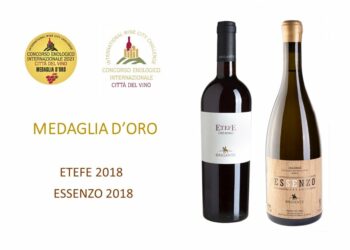 Medaglia d’Oro per i vini Cirò Essenzo ed Etefe dell’azienda Brigante al X concorso enologico internazionale Città del Vino